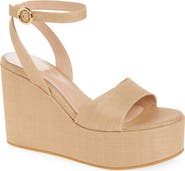 Gianvito Rossi Ankle Strap Wedge Sandal