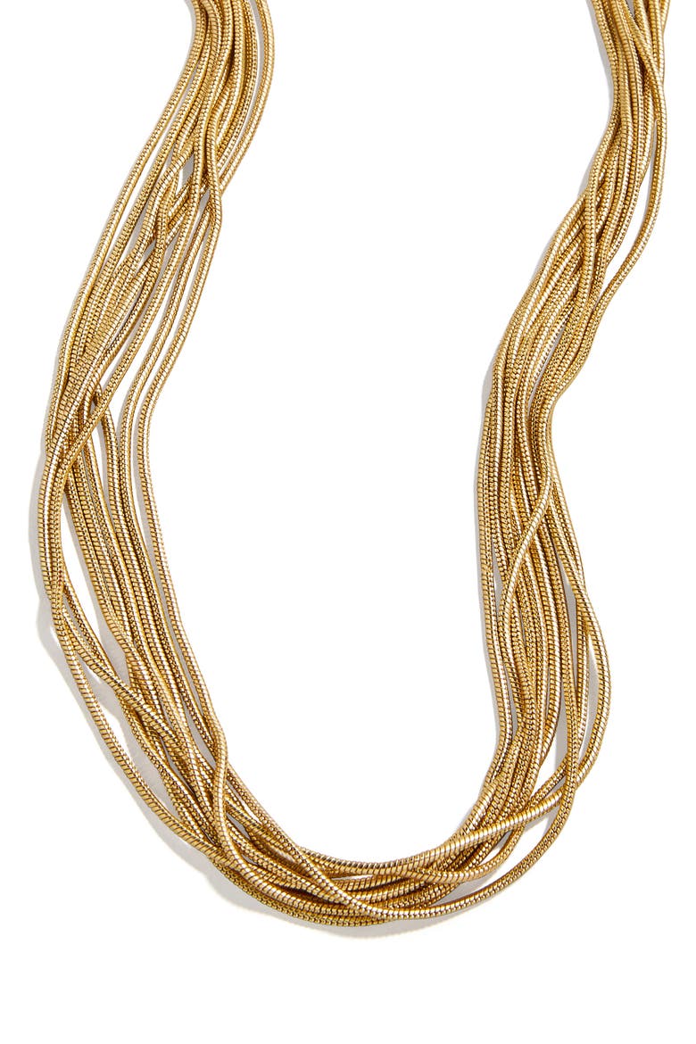 Vanessa Necklace, Alternate, color, GOLD