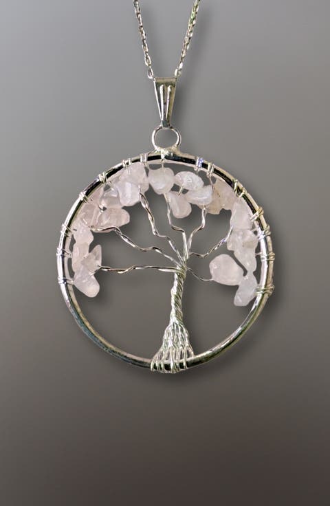 Tree of Life Gemstone Necklace