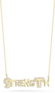 GLAZE JEWELRY CZ 'Strength' Pendant Necklace