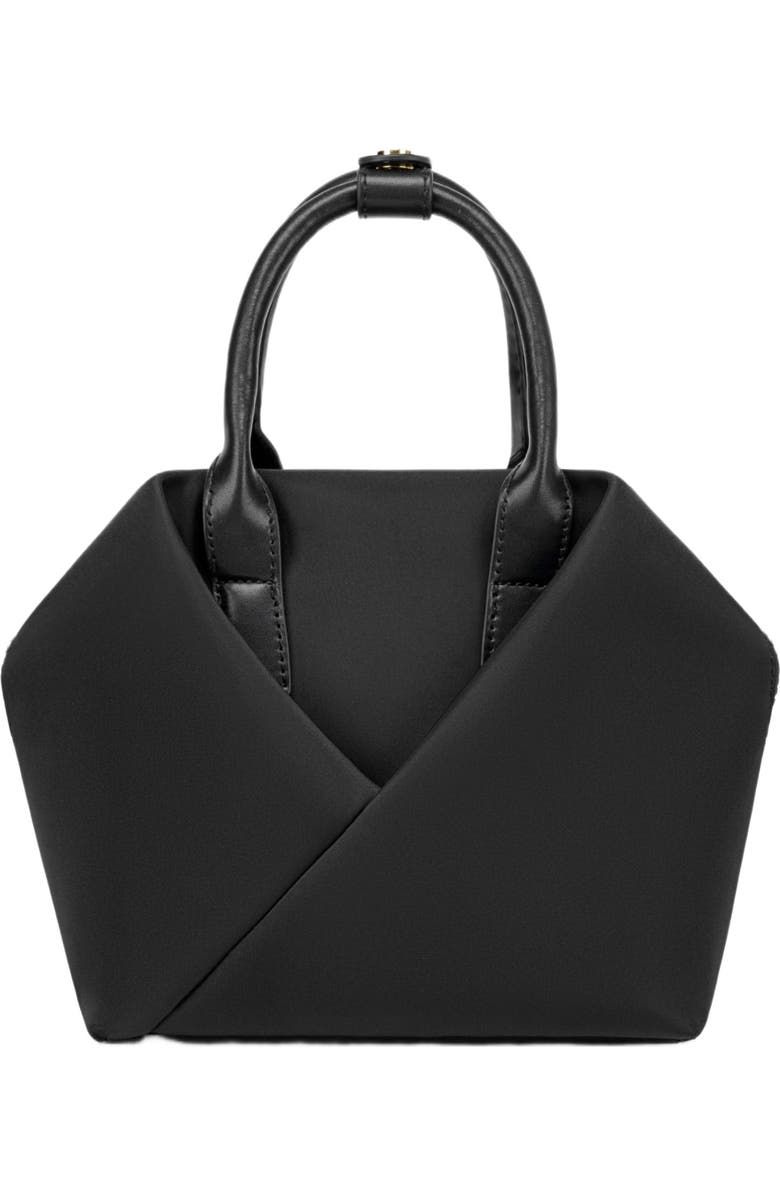 Lux and Nyx Small Origami Crossbody Tote and Handbag For Women, Main, color, Black + Gold