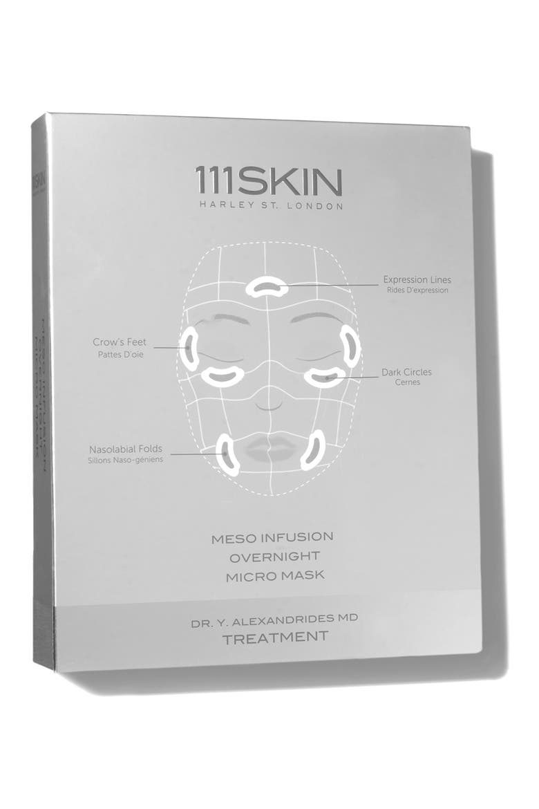 4-Count Meso Infusion Overnight Micro Mask, Alternate, color, NO COLOR