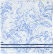 maje Floral print wool blend shawl