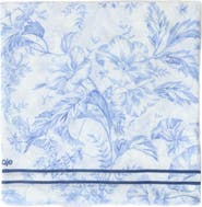 maje Floral print wool blend shawl