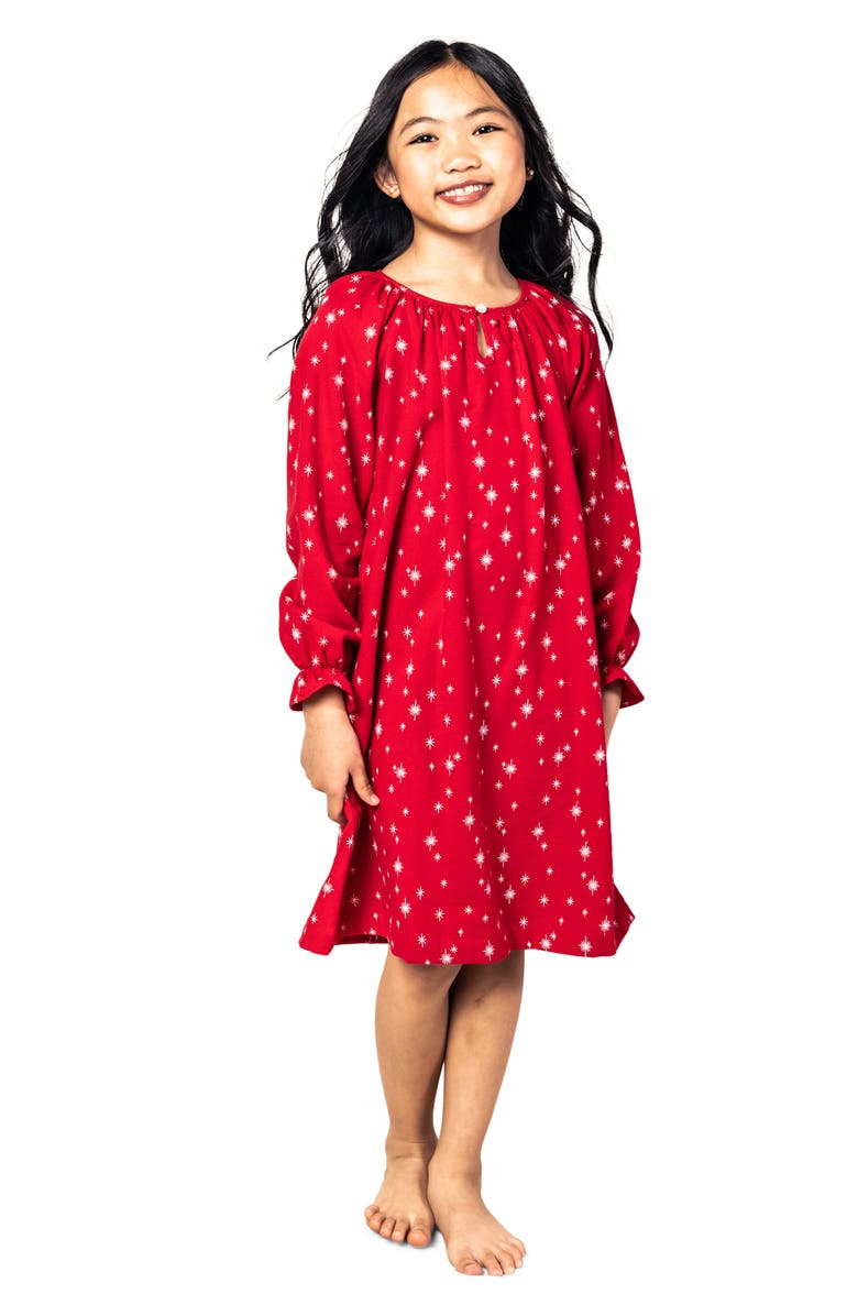 Petite Plume Kids' Delphine Strarry Night Nightgown, Alternate, color, 