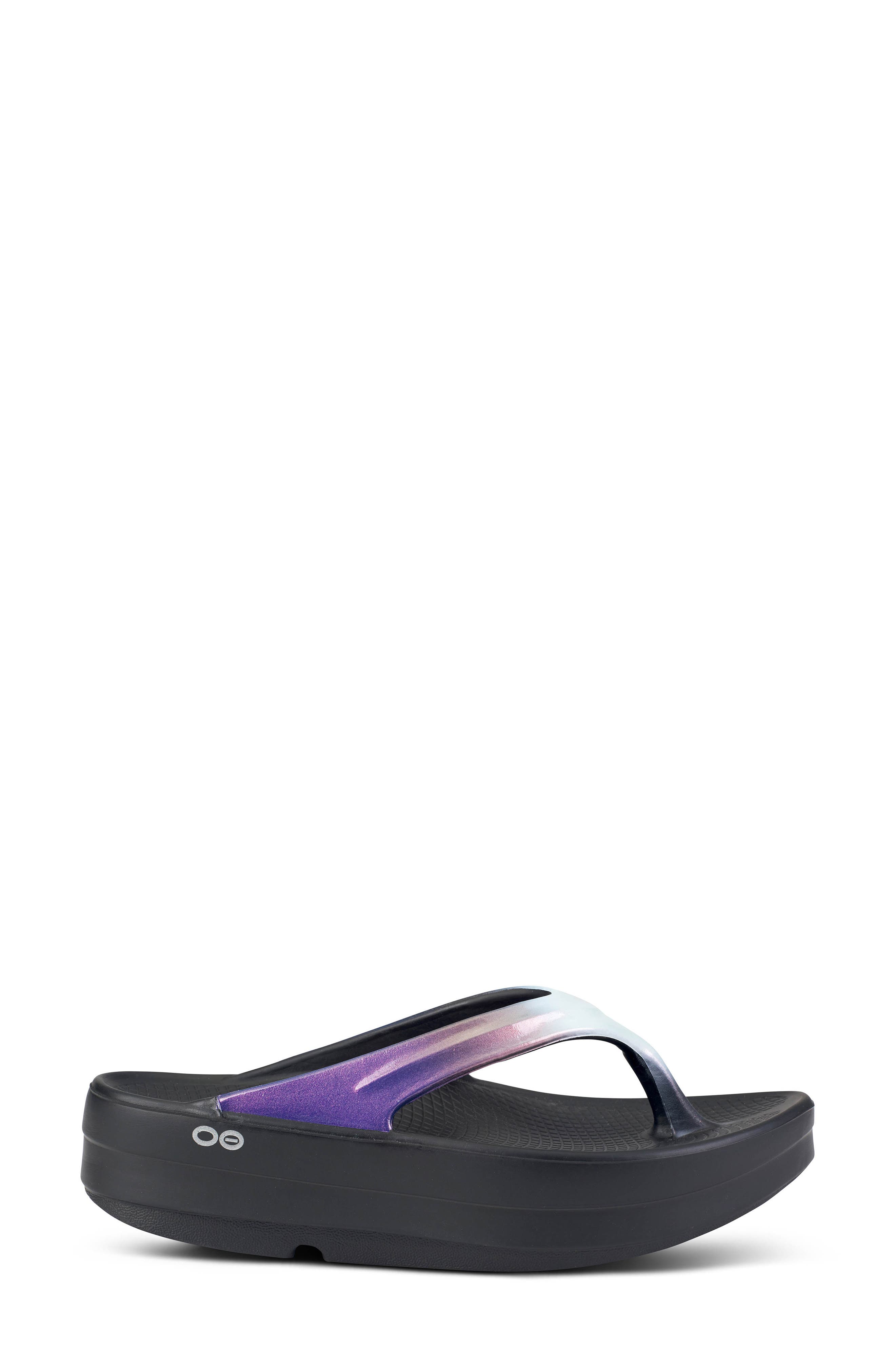 Oofos OOmega Flip Flop, Alternate, color, 