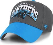 '47 Men's '47 Charcoal Carolina Panthers Split Block MVP Adjustable Hat
