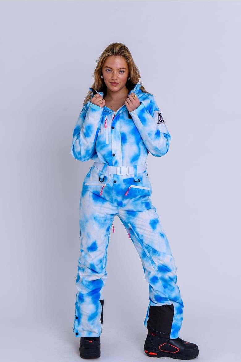 Blue Signature Ski Suit - Women's, Main, color, Blue & White