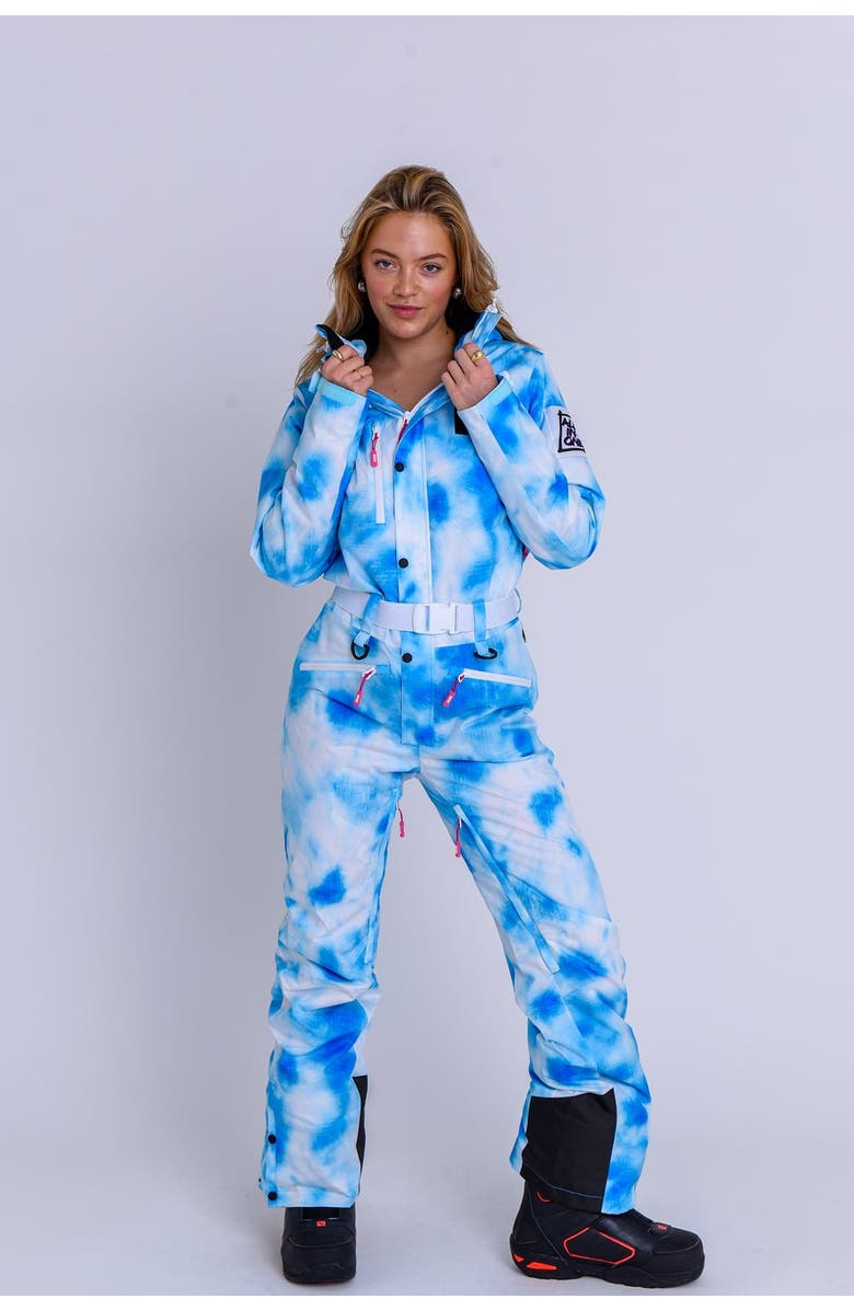 OOSC Blue Signature Ski Suit - Women's, Main, color, Blue & White