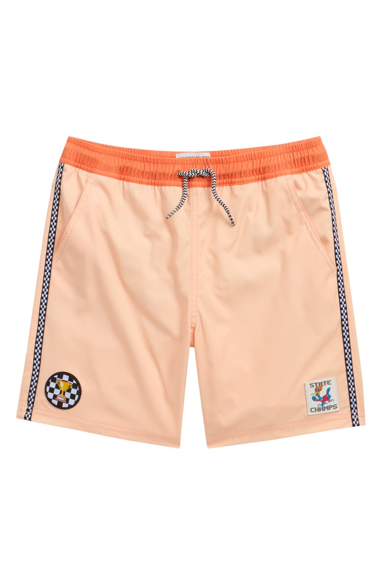Sovereign Code Kids' Winslow Swim Trunks, Main, color, Peach