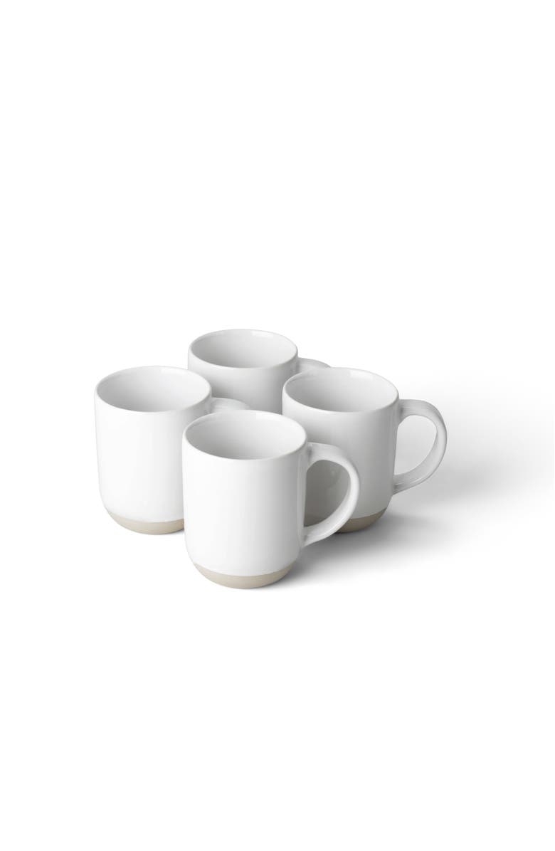 Fable Home Small Mugs, Main, color, Pearl White