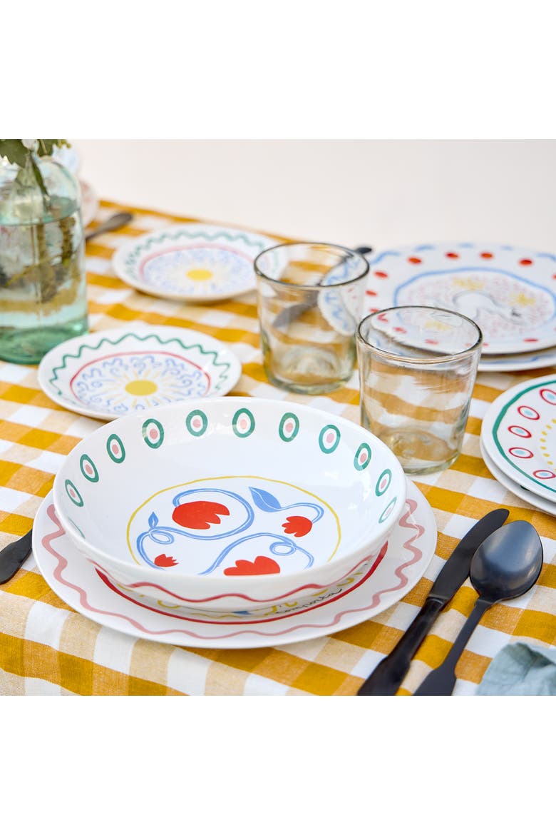 Summer Bliss  Set/6 appetizer plates, Alternate, color, Sun