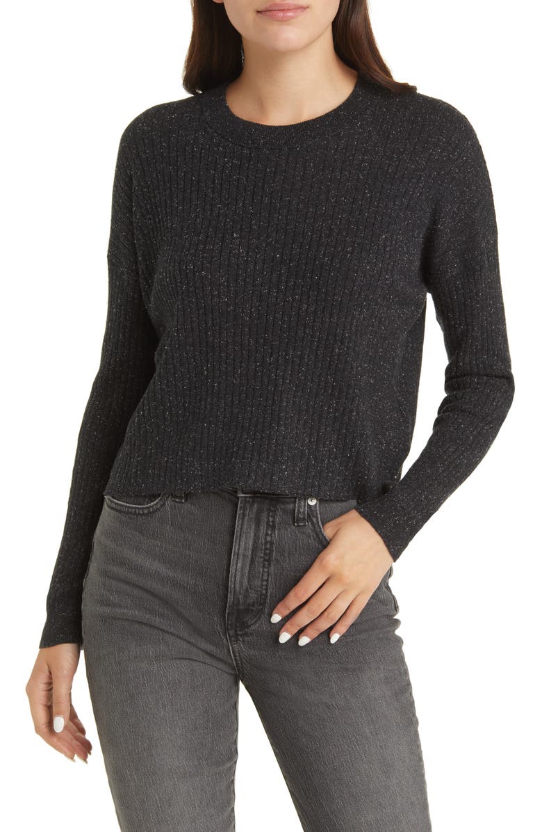 Madewell Donegal Lawson Crop Sweater, Main, color,
