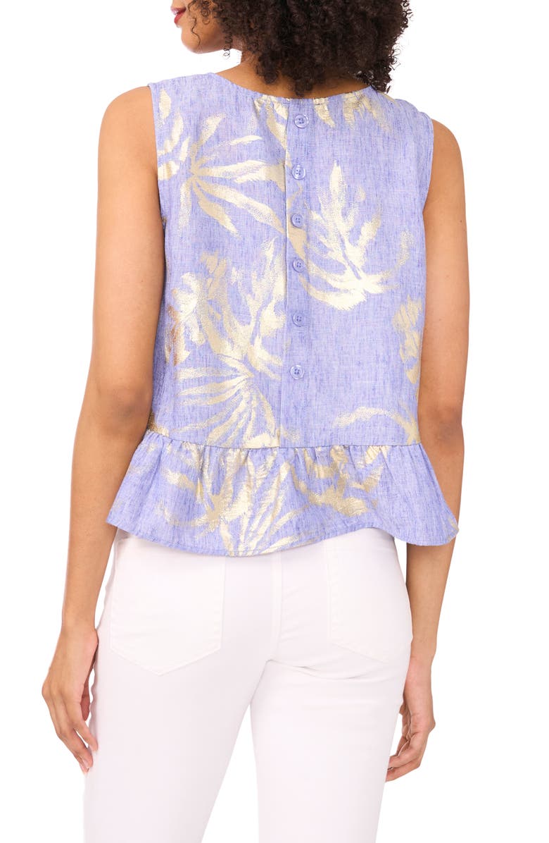 Vince Camuto Sleeveless Peplum Top, Alternate, color,