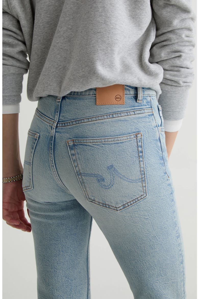 Brinley Rip & Repair Mid Rise Straight Leg Jeans, Alternate, color, RIVERBEND