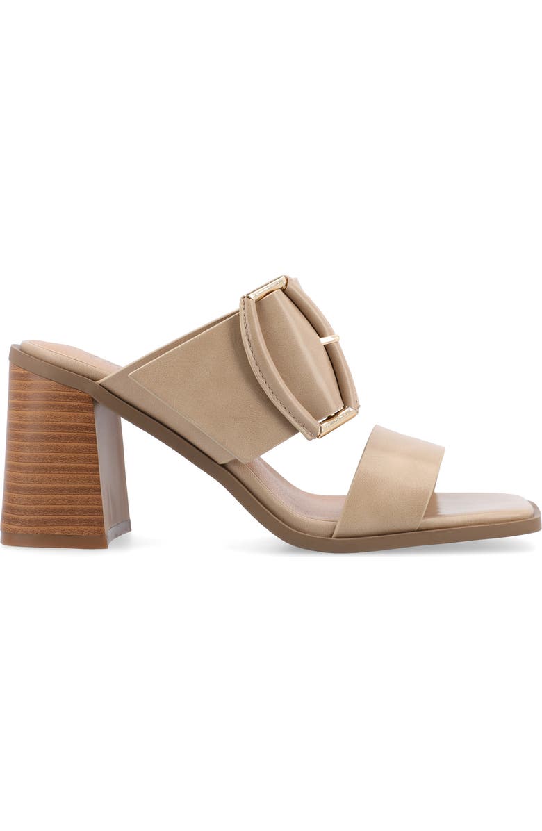Journee Collection Junie Block Heel Sandal, Alternate, color, Tan