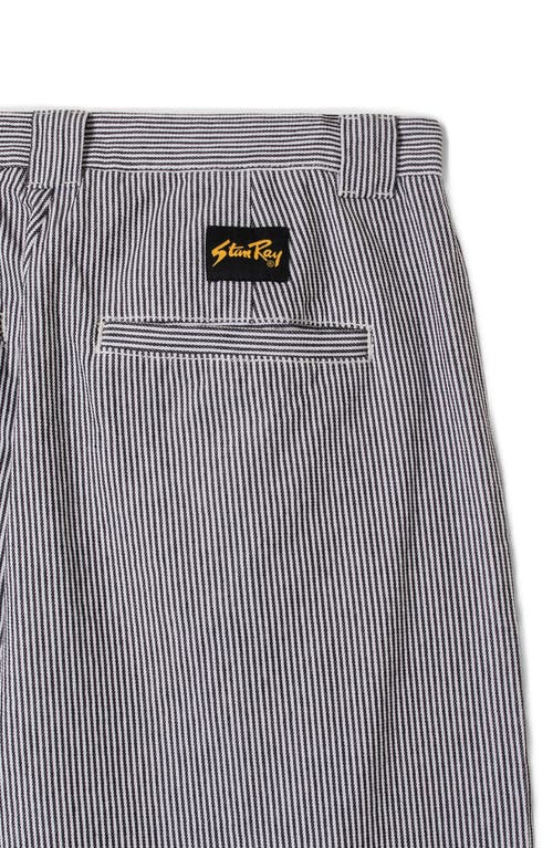 STAN RAY STAN RAY A RAILROAD STRIPE COTTON PANTS