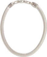 Clare V. Snake Chain Collar Necklace