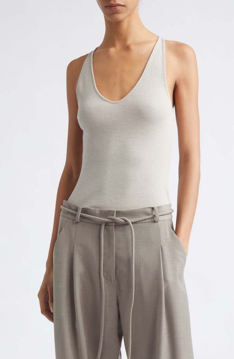 Merino Wool Scoop Cami