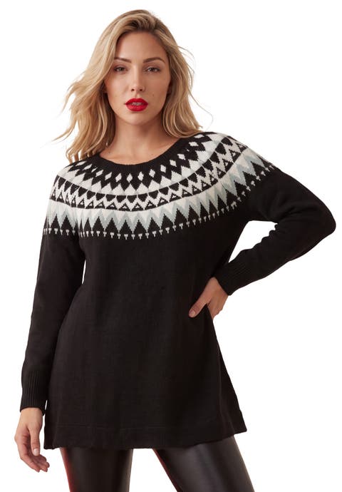 Fair Isle Pullover Sweater