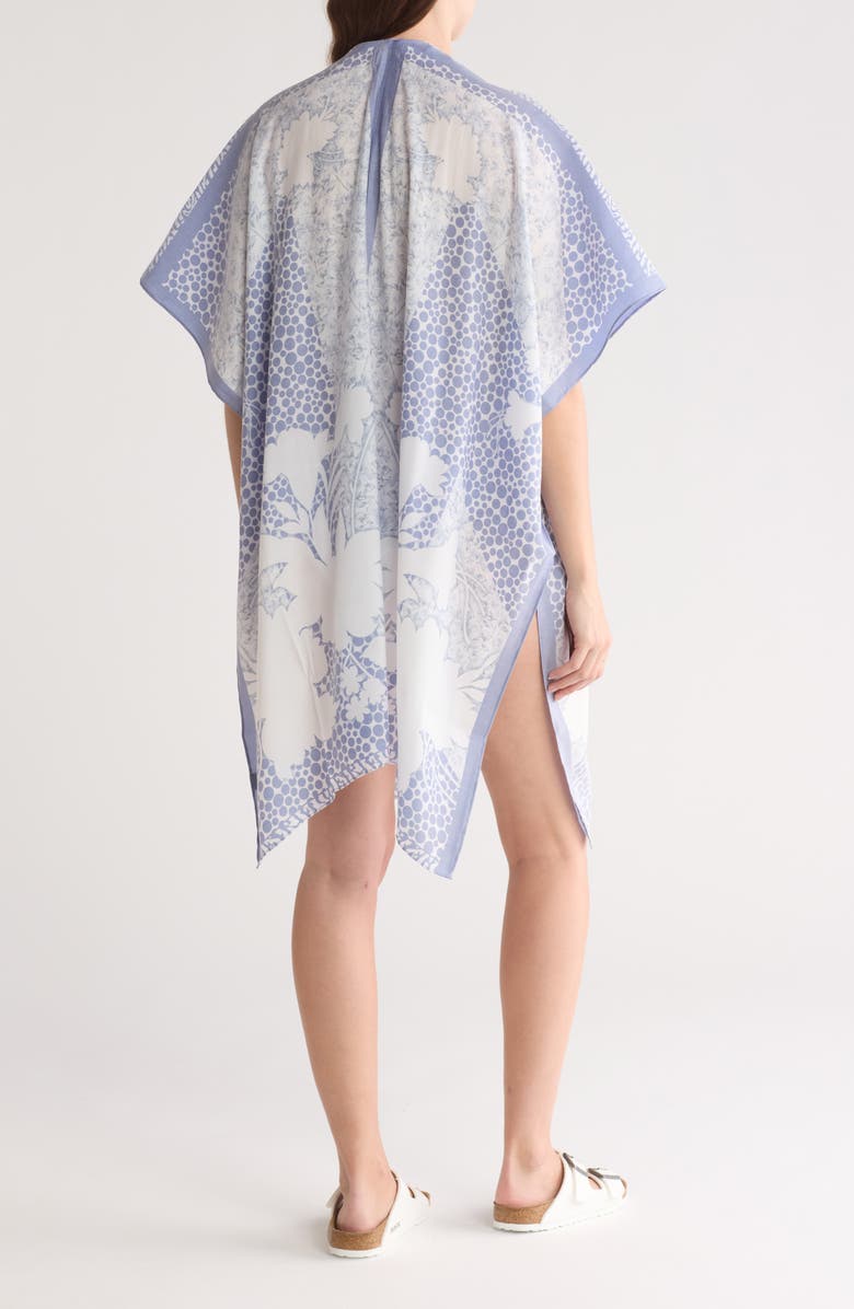 SAVE THE OCEAN Mixed Satin Ruana, Alternate, color, 