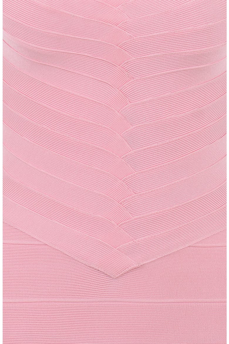 The Cinch Sweetheart Neck Bandage Minidress, Alternate, color, PINK