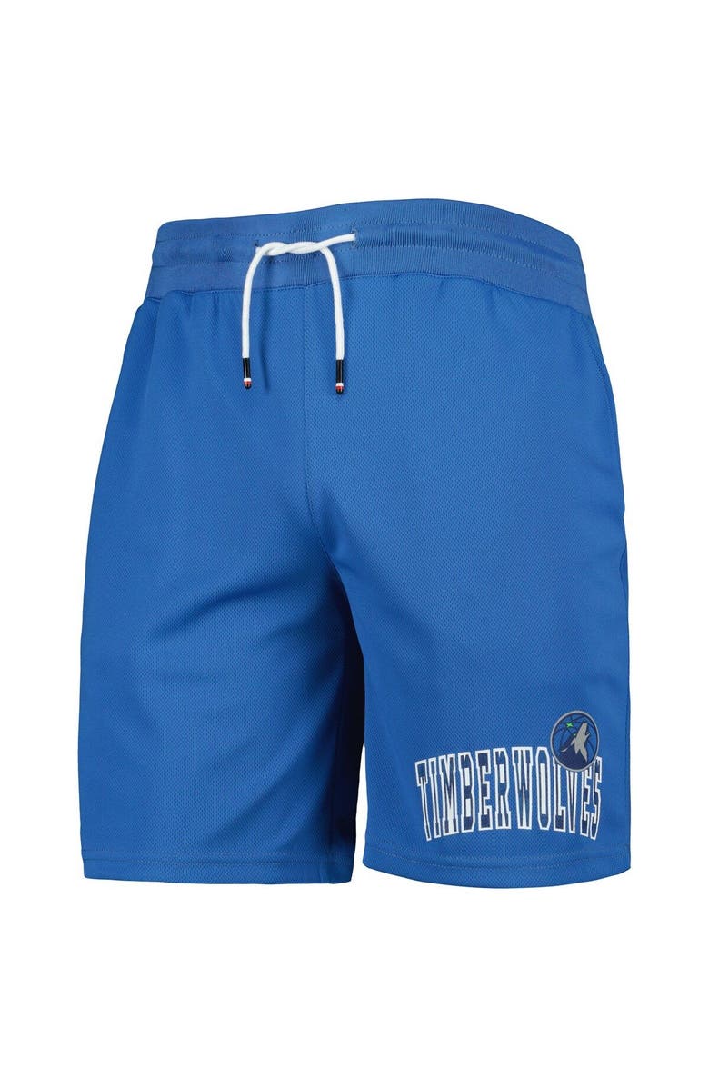 TOMMY JEANS Men's Tommy Jeans Blue Minnesota Timberwolves Mike Mesh Basketball Shorts, Alternate, color, Blue