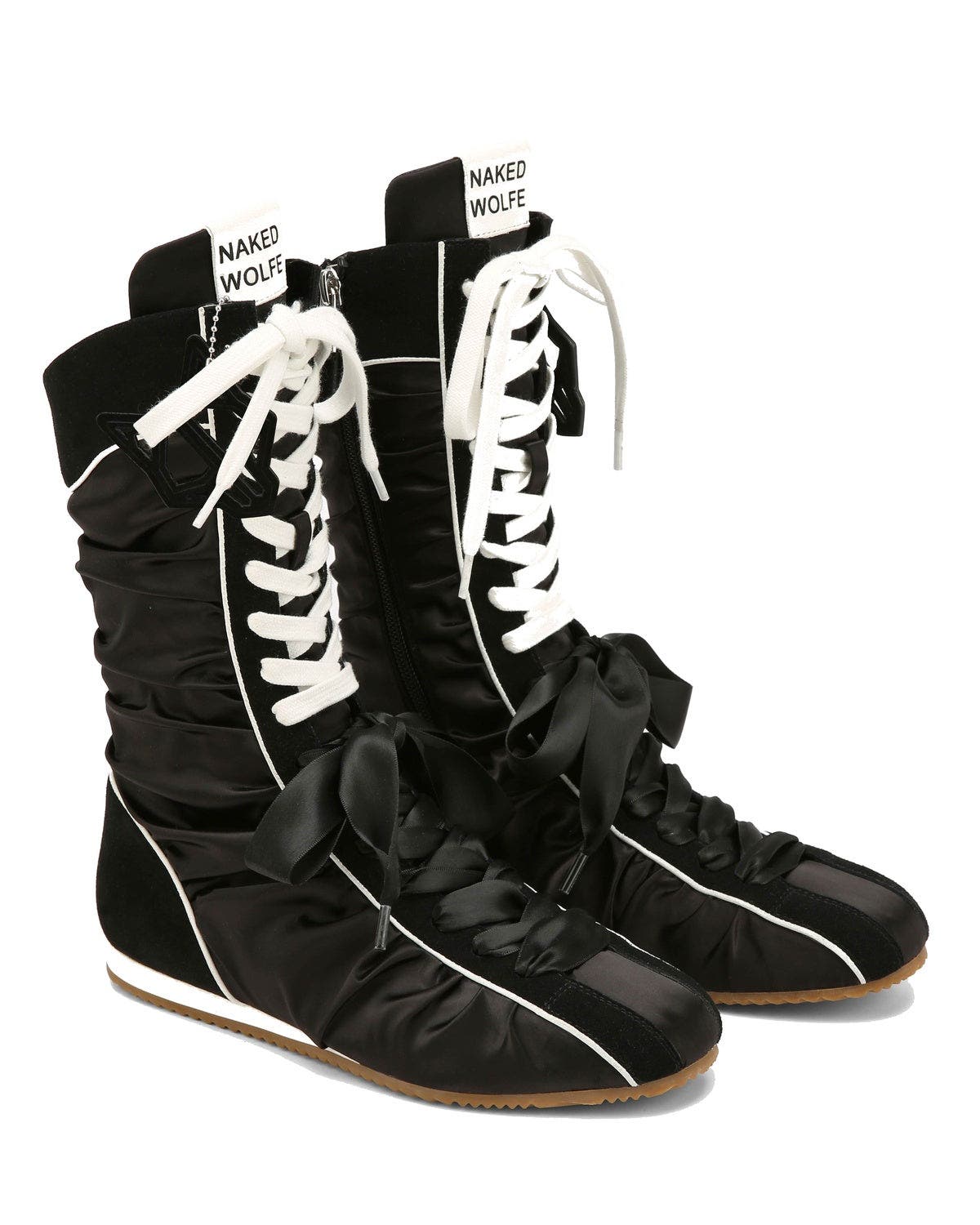 Naked Wolfe Extreme Boxing Boot, Main, color, Black