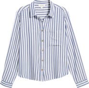 beachlunchlounge Candace Stripe Button-Up Shirt