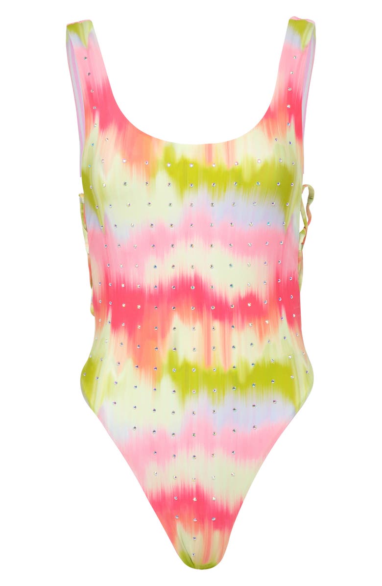 Maaji Lime Ombré Mika One-Piece Swimsuit, Alternate, color, Light Pastel Green