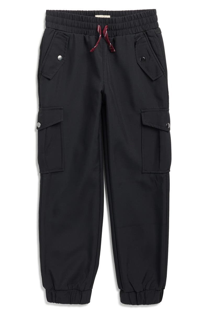 Weatherproof<sup>®</sup> Kids' Tech Fleece Cargo Joggers, Main, color, Black
