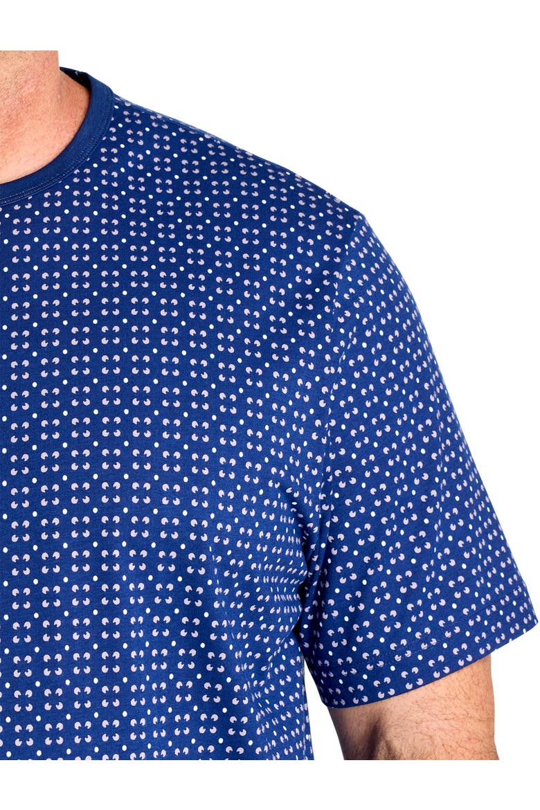 Big & Tall Moisture-Wicking Petal Printed T-Shirt, Alternate, color, BLUE DEPTHS