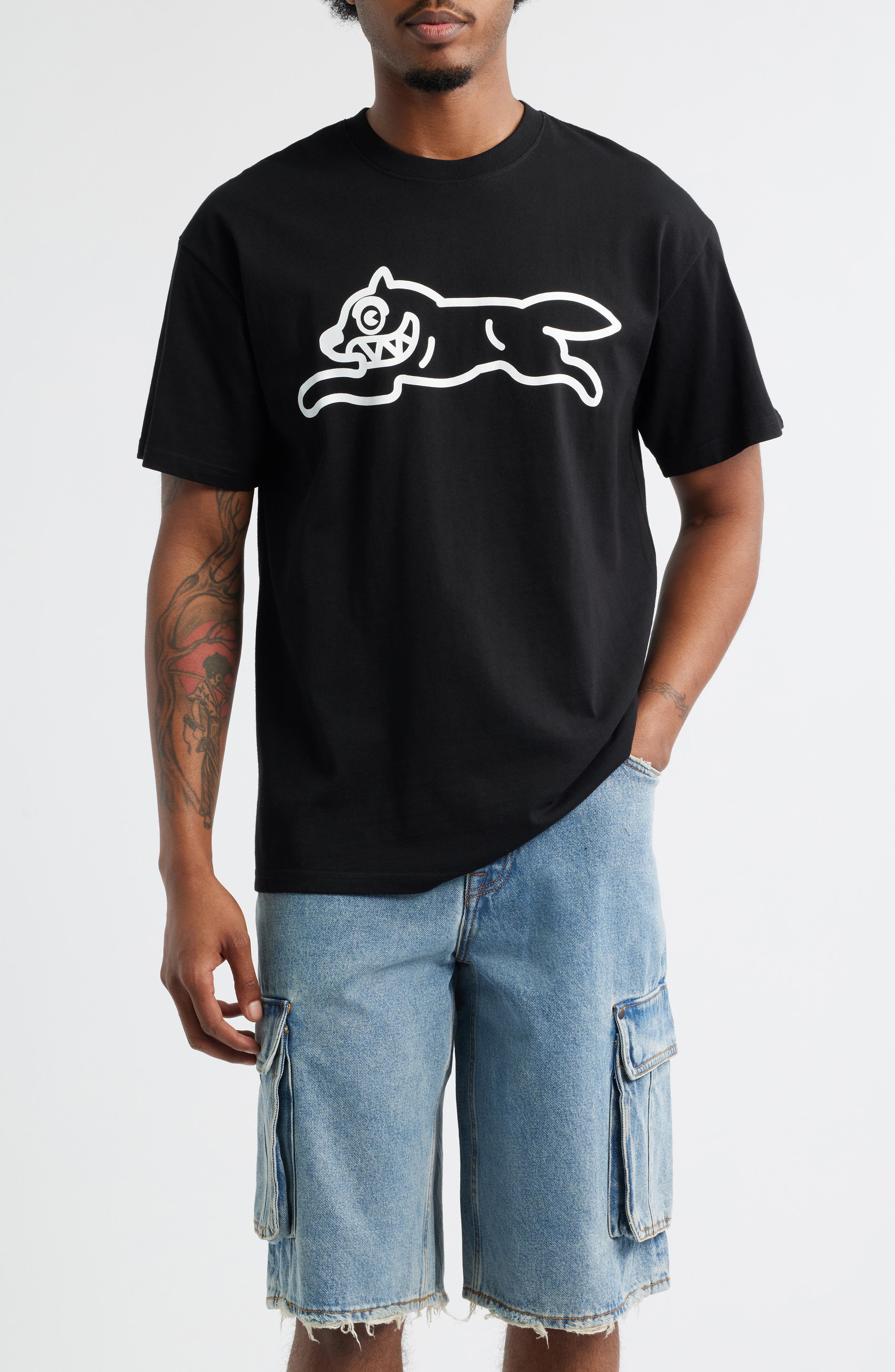 ICECREAM Checker Graphic T-Shirt