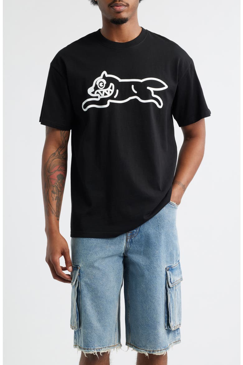 Checker Graphic T-Shirt, Main, color, BLACK