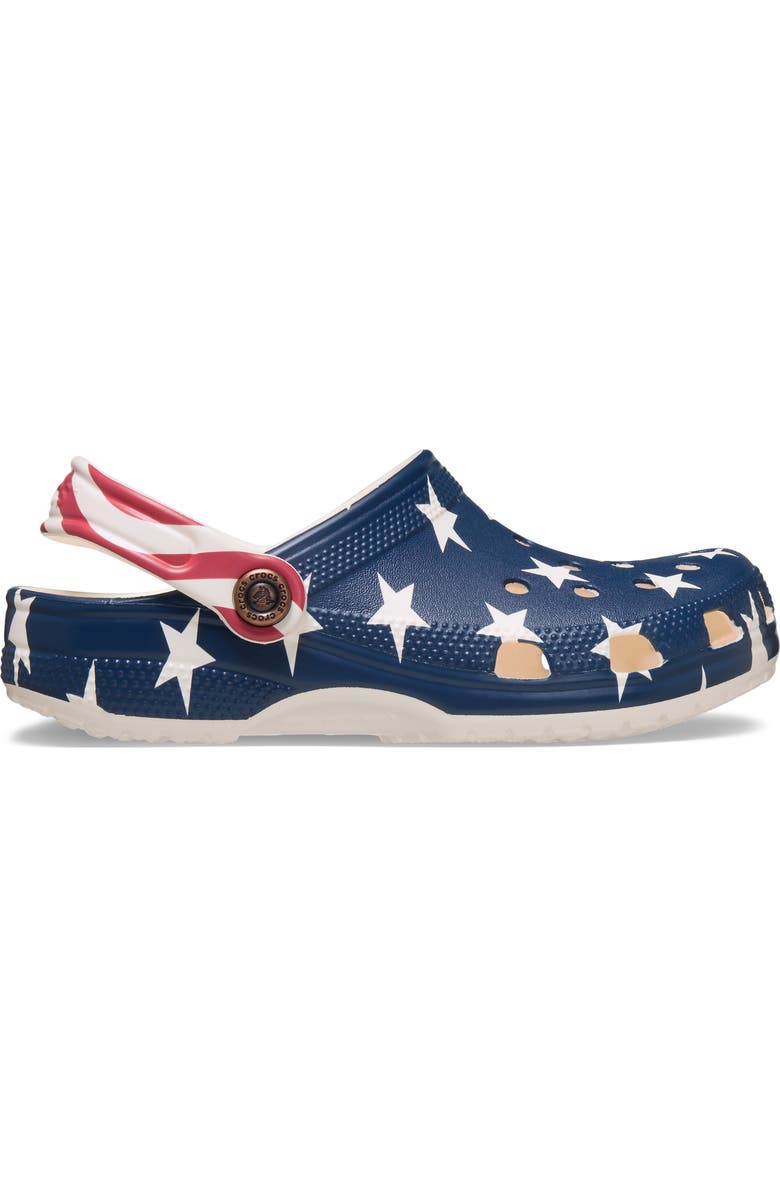 CROCS Kids' Classic American Flag Clog, Alternate, color,