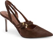 Reiss Beatrice Slingback Mary Jane Pointed Toe Pump