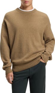 BOSS Hercole Crewneck Virgin Wool Sweater