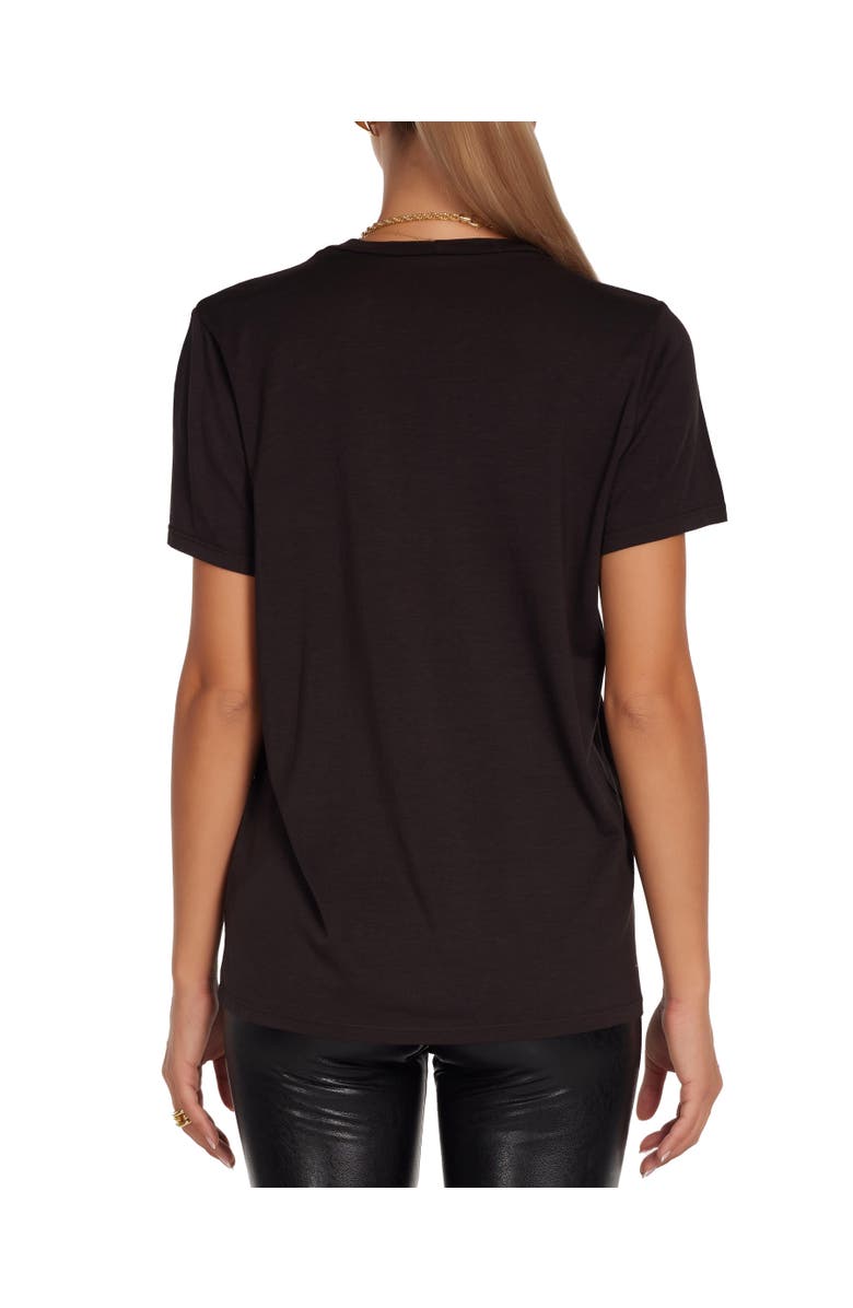 Lauren Moshi Wolf  Stud Lightning Tiger Top, Alternate, color, Onyx
