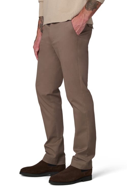 Joe's Skinny Fit Flat Front Cotton Twill Chinos In Brown