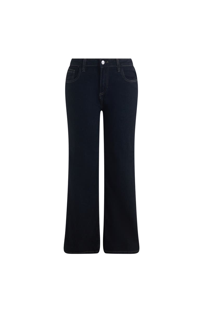 Solomon & Sage Classic Straight-Leg Jeans, Main, color, Black