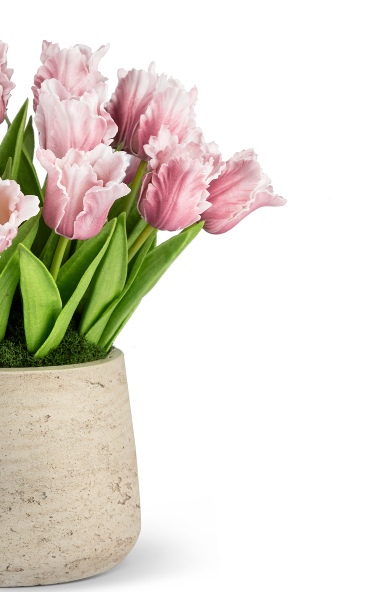 CocoBella Kai RealTouch Tulip Arrangement, Alternate, color, Lilac