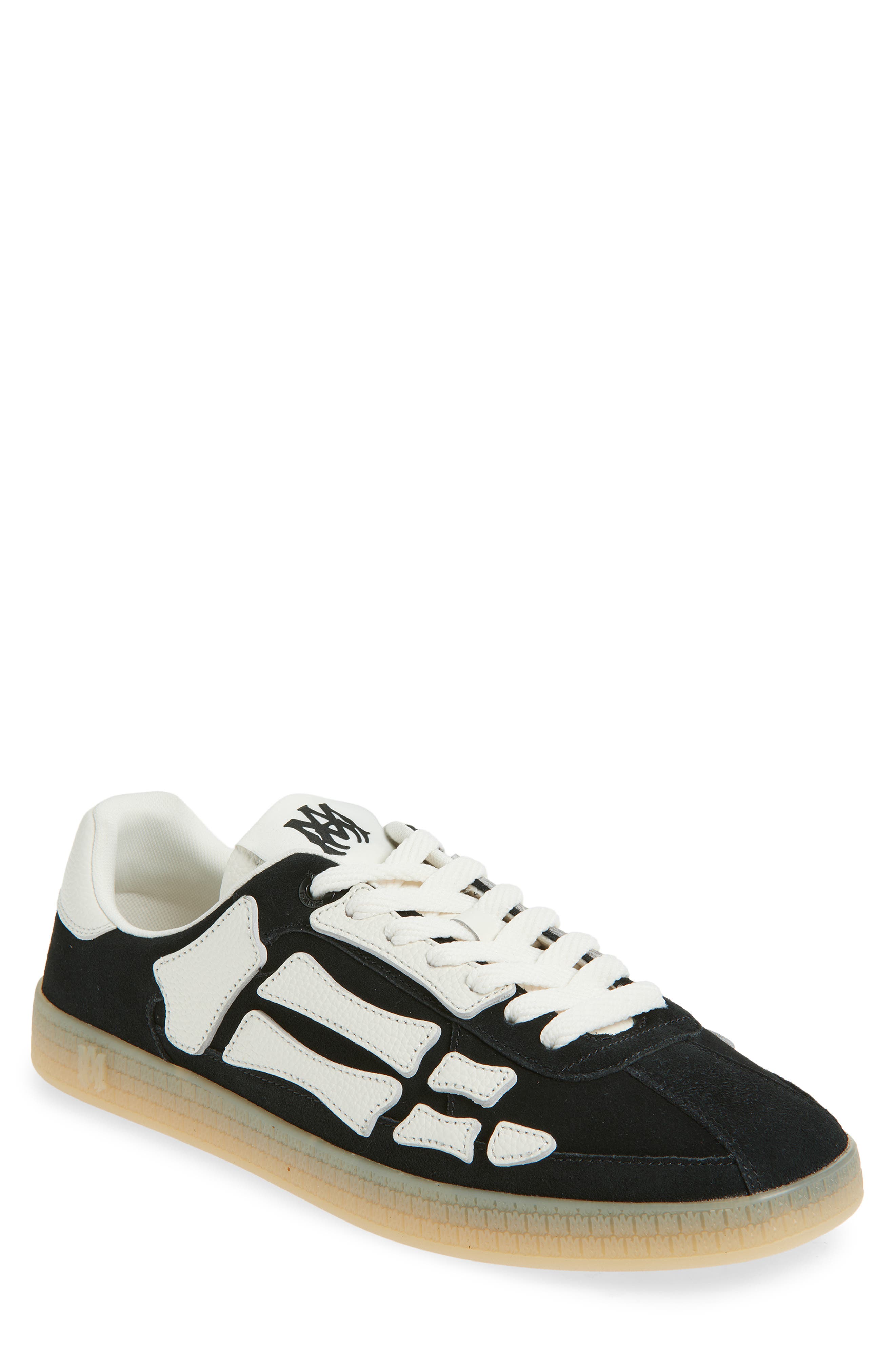 AMIRI Pacific Bones Sneaker, Main, color, Black