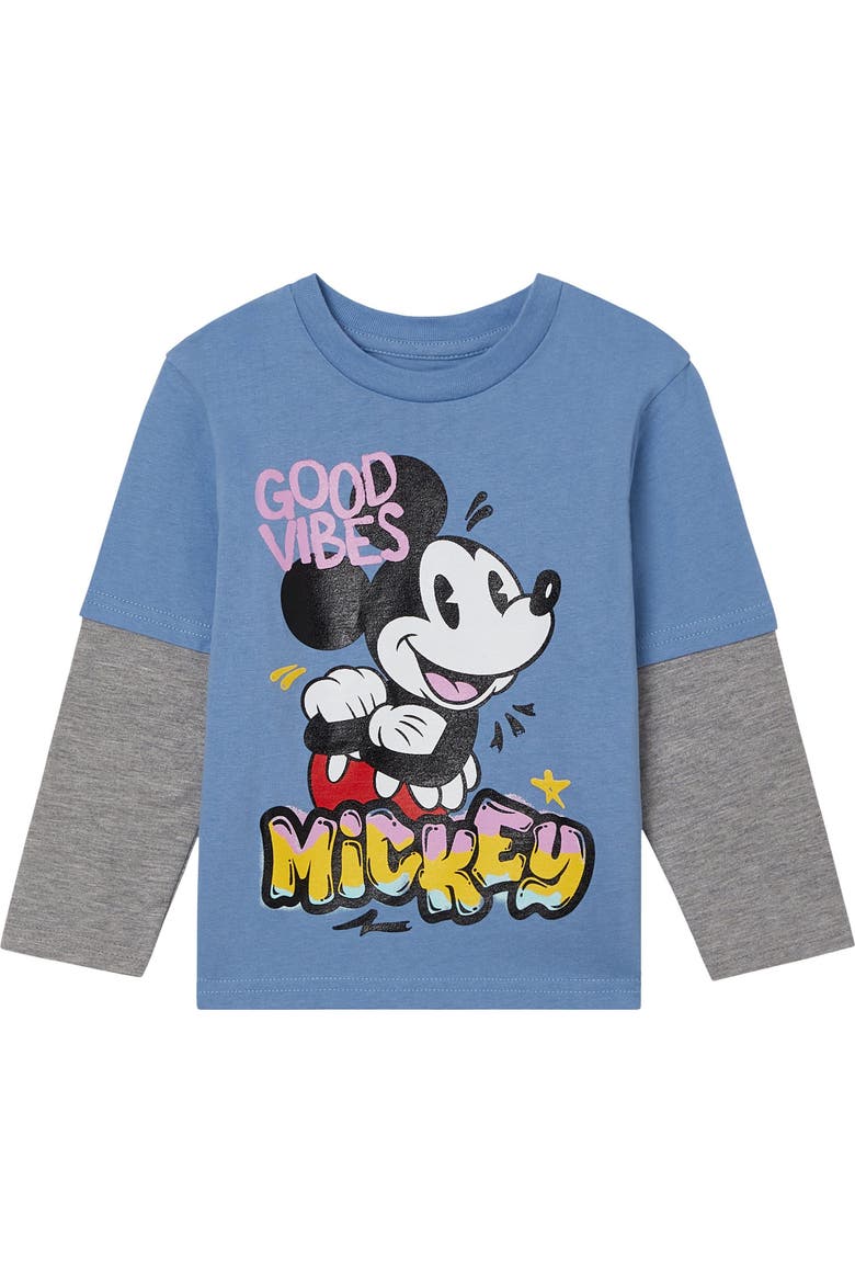 Mickey Mouse 2-Piece Tee and Pants Set, Alternate, color, Mickey Blue Grey