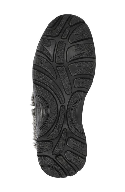 Easy Street Portland Faux Fur Lined Waterproof Boot In Black