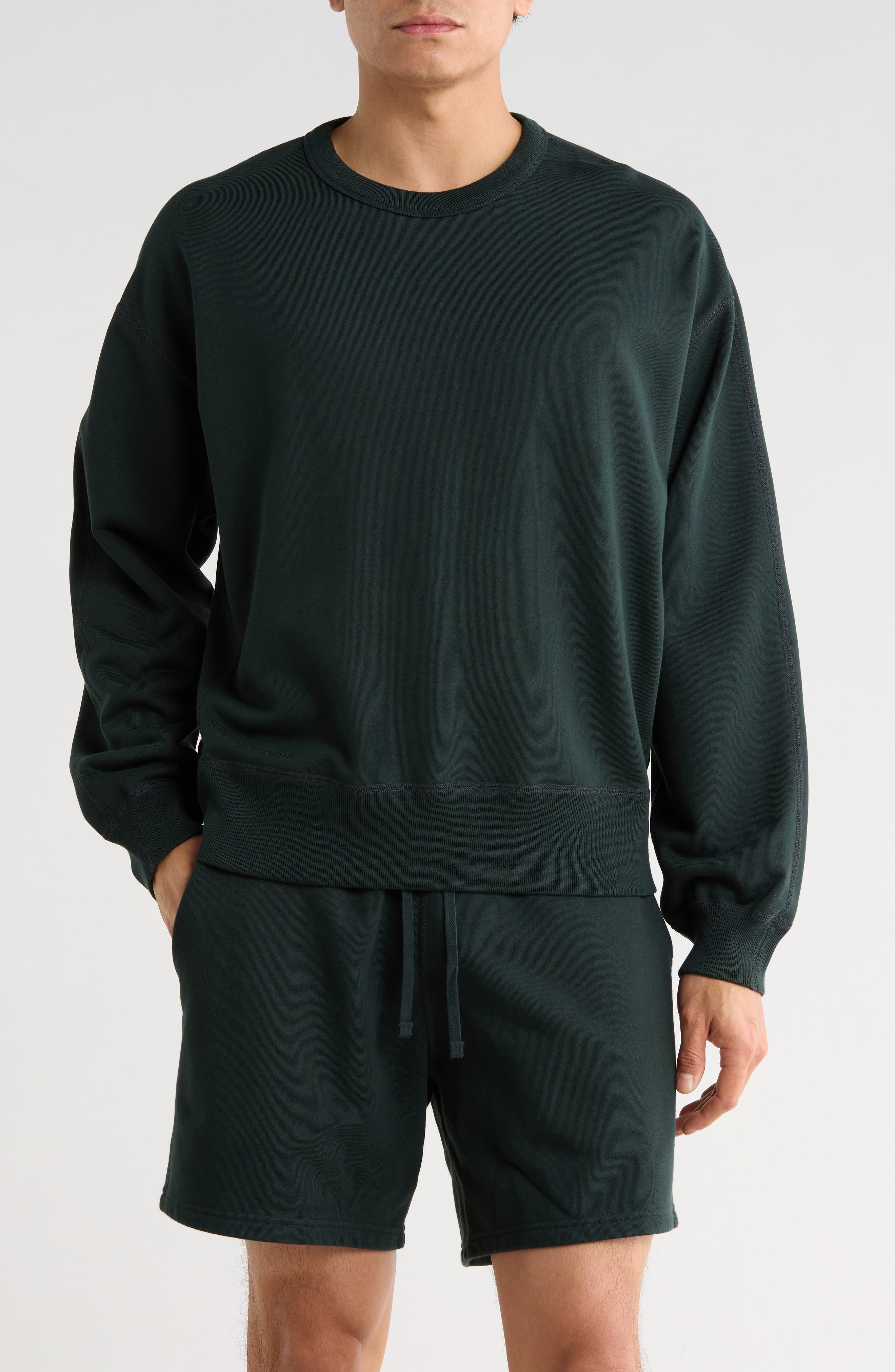 Midweight Terry Relaxed Crewneck Sweatshirt - image 3