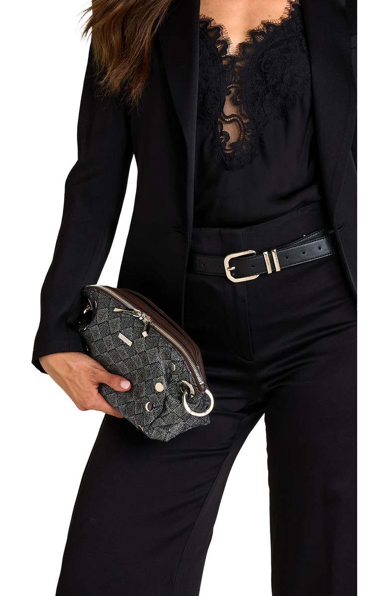 HAMMITT Small Daniel Crossbody Clutch, Alternate, color, Diamond Marquee/ Silver