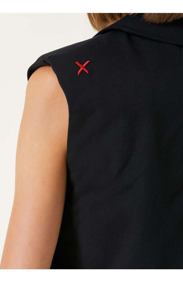 PCFG Woven Crop Vest, Alternate, color, Black