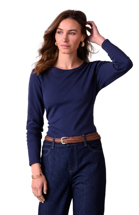 Long Sleeve Crew Neck T-Shirt