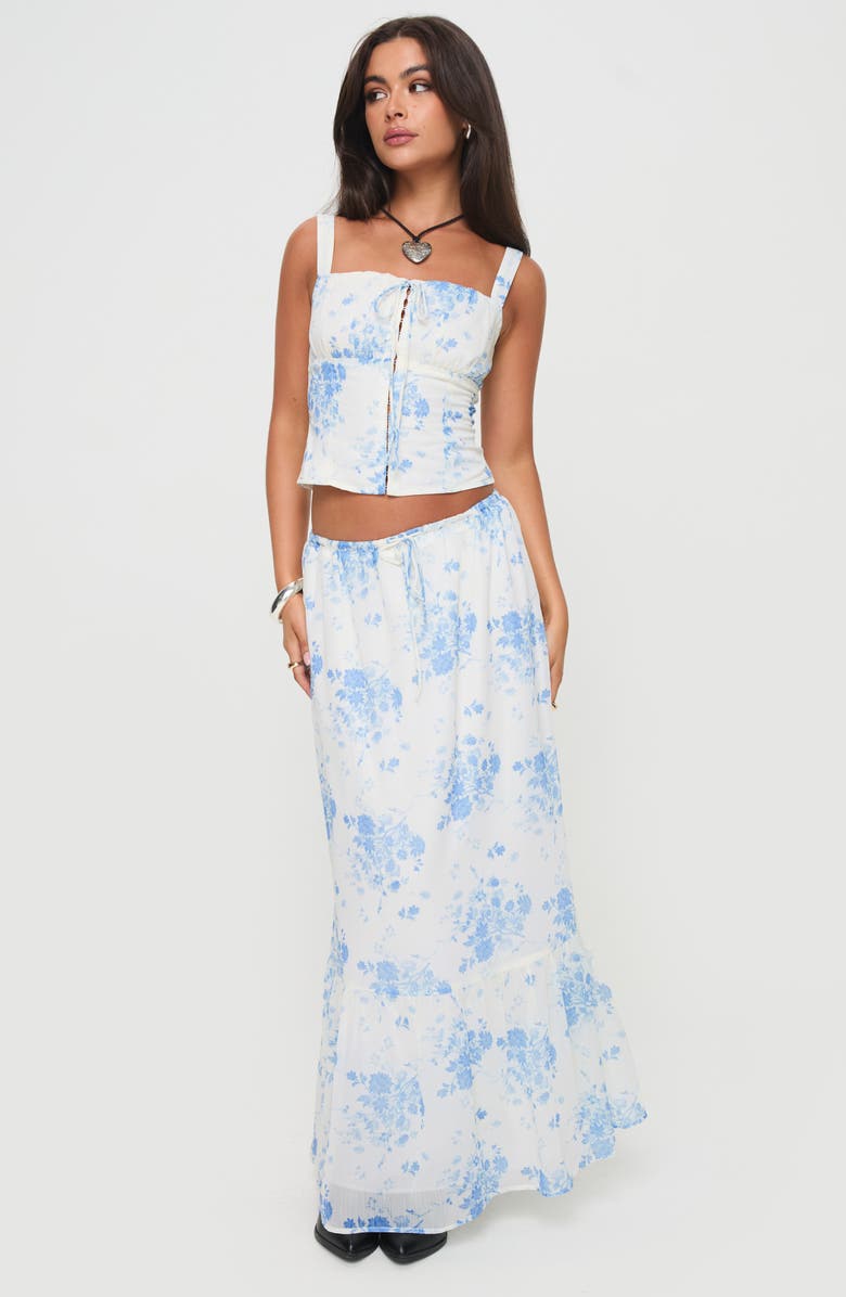 Princess Polly Modern Girl Floral Print Crop Top, Alternate, color,