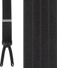 Trafalgar Jefferson Brushed Pinstripe Elastic Formal End Suspenders